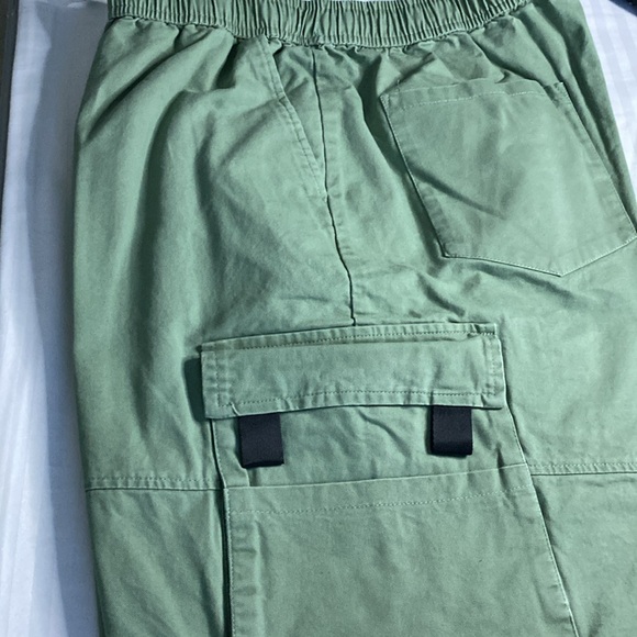 Light Green Men’s Shorts - Picture 4 of 5